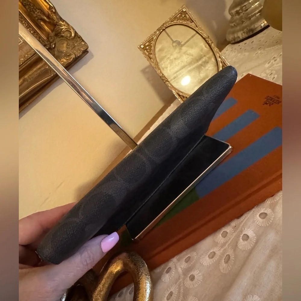 Coach Women's Wallet in Black and Tan - Picture 6 of 12